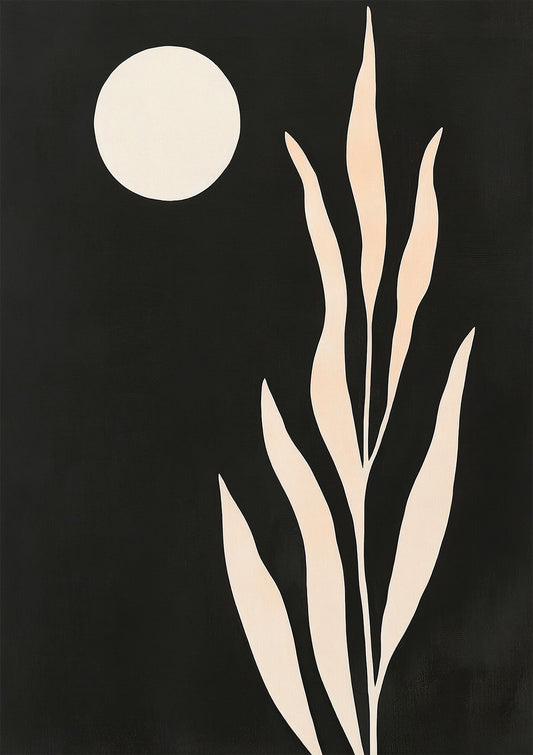 Moonlit Bloom - Noir