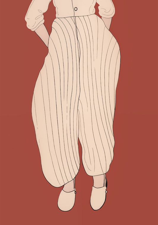 Pleated Stance
